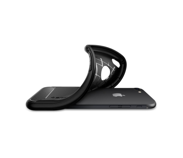 SPIGEN Rugged Armor do iPhone SE czarny ACS00944 - 390463 - zdjęcie 6